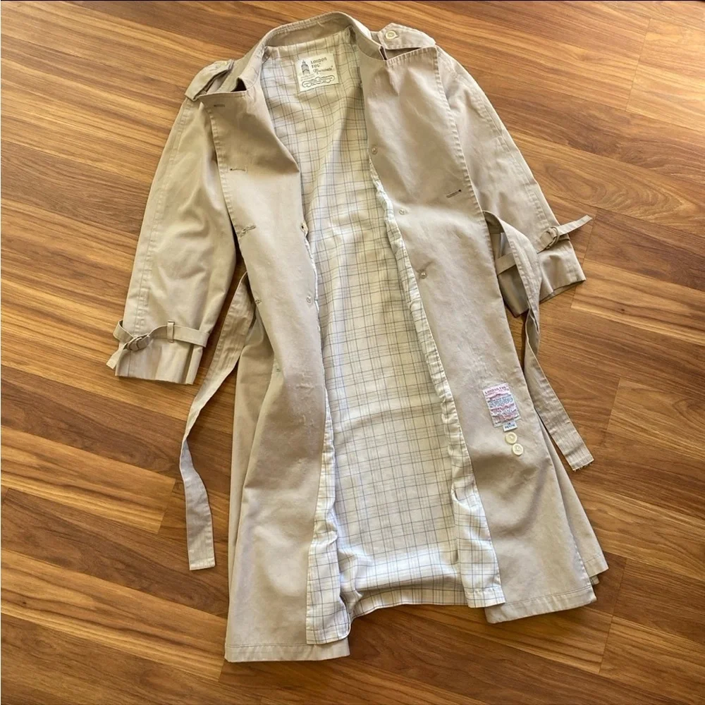 🎉HP🎉 London Fog Double Breasted Trench Coat - Picture 5 of 11